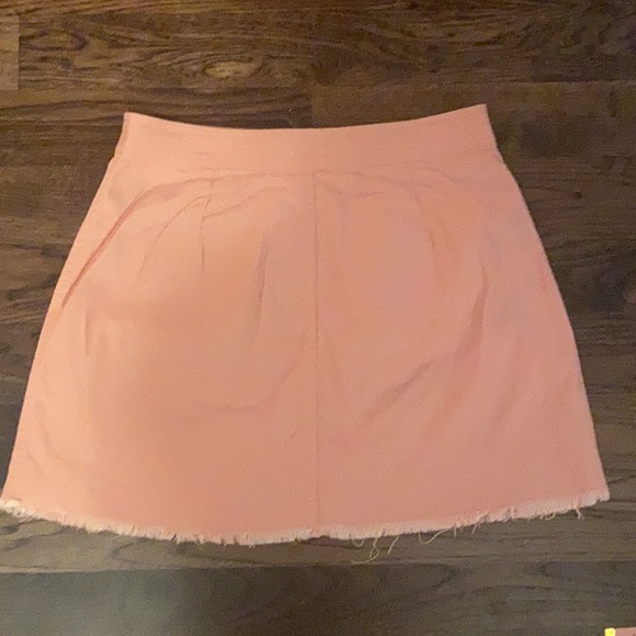 Madewell Coral Denim Mini Skirt - Picture 6 of 6